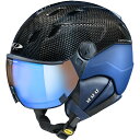 【在庫限り】スノーヘルメット CP シーピー 24-25 CORAO+ CARBON BCS CPCI414 大人用 偏光 調光レンズ バイザー付き スキー ス...