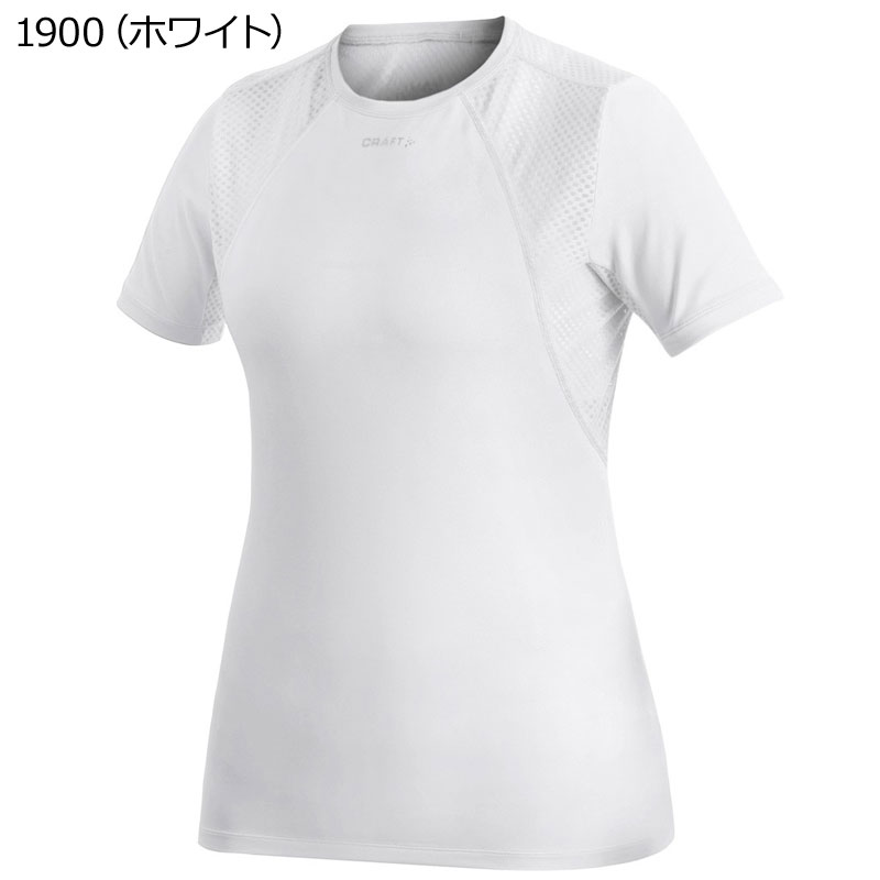 CRAFT クラフト レディース 半袖 1901376 Concept Piece アクア ホワイト ブラック ランニングギア ゴルフ 登山 UVカット 【DM便(旧メール便)・ネコポス・ゆうパケット対応】【コンビニ受取対応商品】