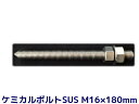 ケミカルボルト アンカーボルト ステンレス SUS M16×180mm 寸切ボルト1本 ナット2個 ワッシャー1個 Vカット 両面カット SUS304【取寄せ品】 その1