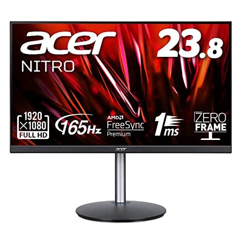 Acer ゲーミングモニター Nitro XF243YSbmiiprx 23.8インチ VA 非光沢 フルHD 1ms 165Hz HDMI FreeSync Premium スピーカー内蔵 VESAマウント対応 広視野角178°