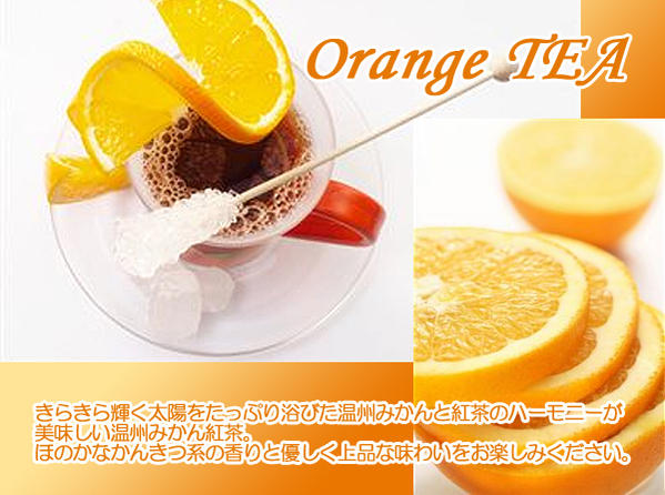 紅茶 フルーツティ 温州みかん紅茶 orange tea 50g 温州みかんの優しく上品な香り 太陽の恵みをたっぷり浴びた温州みかんと紅茶のハーモニーが美味しい温州みかん紅茶 送料無料:メール便