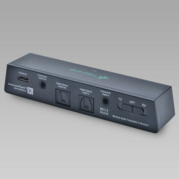 Bluetooth トランスミッター & レシーバー ( 送信機 & 受信機 ) aptX Low Latency 対応 [光デジタル入力/出力] テレビの音声をワイヤレス化