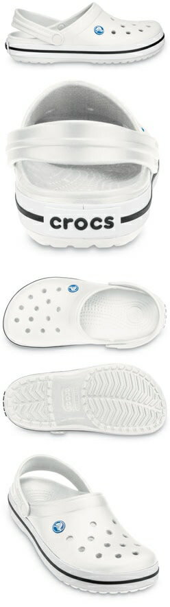 [クロックス] crocs 11016 W レディース | クロッグサンダル | crocband™　クロックバンド™ | バックストラップ　ジビッツホール | 軽量　クッション性 | ホワイト SP