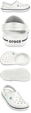 [クロックス] crocs 11016 W レディース | クロッグサンダル | crocband™　クロックバンド™ | バックストラップ　ジビッツホール | 軽量　クッション性 | ホワイト SP