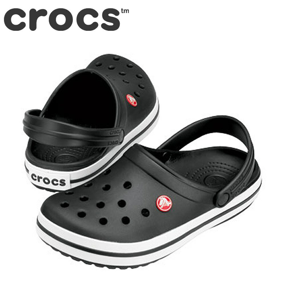 【全品P10倍！9日&10日20:00～4H限定】クロックス crocs 11016 M メンズ クロッグサンダル crocband™ クロックバンド™ バックストラップ ジビッツホール 大きいサイズ対応28.0cm ブラック