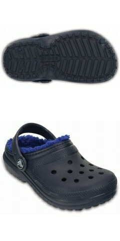 [クロックス] crocs 203506 キッズ ジュニア | クロッグサンダル | classic lined graphic clog kids | クラシック ラインド グラフィック クロッグ キッズ | 子供靴 男の子 女の子 | ネイビー×セルリアンブルー SP