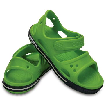 [クロックス] crocs 14854 キッズ ジュニア | キッズサンダル | crocband™ 2.0 sandal PS | クロックバンド™ 2.0 サンダル PS | 男の子 女の子 | ボルトグリーン×ネイビー SP