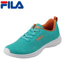 フィラ FILA スニーカー FTR-124 レディース靴 靴 シューズ 3E相当 ランニングシューズ ローカット スニーカー 幅広 クッション性 スポーティ おしゃれ グリーン SP