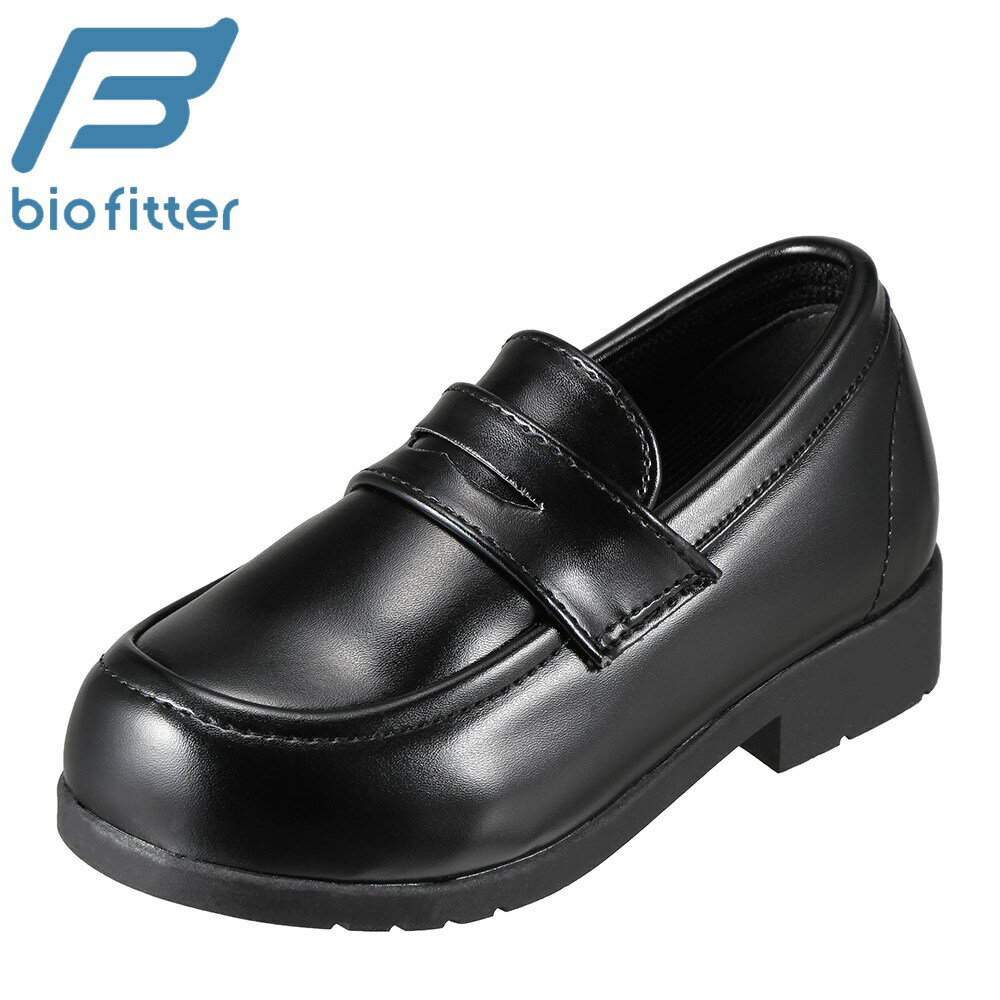 バイオフィッター 753 biofitter フォーマル靴 BF-3018 キッズ 靴 靴 シューズ 2E相当 フォーマルシューズ 屈曲性 抗菌 防臭 サイズ調整可能 ブラック SP