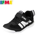 イフミー IFME スニーカー 22-9009 キッズ 靴 3E相当 ローカットスニーカー 軽量 子ども 男の子 履きやすい かわいい ブランド おしゃれ ブラック SP