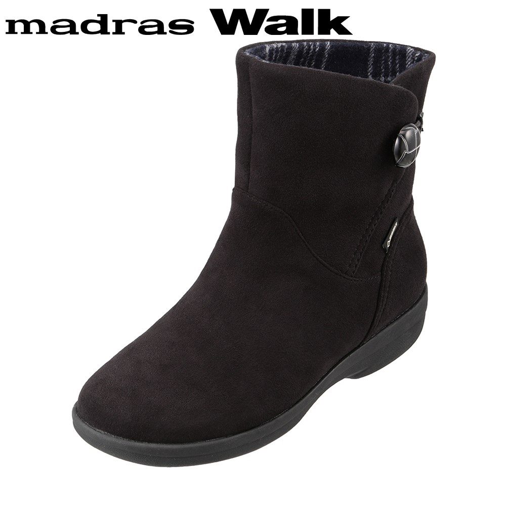 マドラスウォーク madras Walk MWL2109 レディース靴 4E相当 ブーツ ショートブーツ 防水 雨の日 ゴアテックス 透湿 蒸れにくい ブラック SP