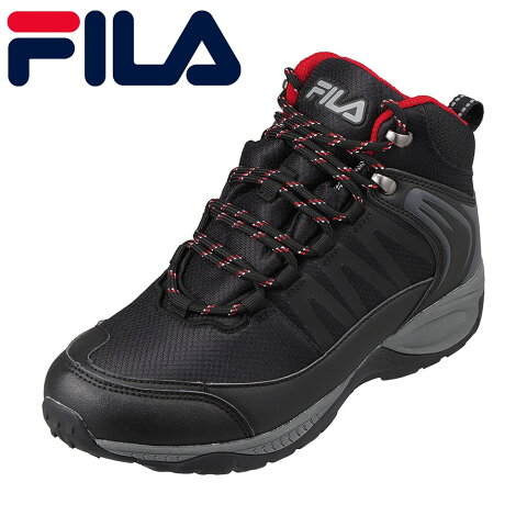 フィラ FILA FC-6211 メンズ靴 靴 シューズ 2E相当 アウトドアシューズ 防水　透湿 ハイキング トレッキング 小さいサイズ対応 大きいサイズ対応 ブラック SP