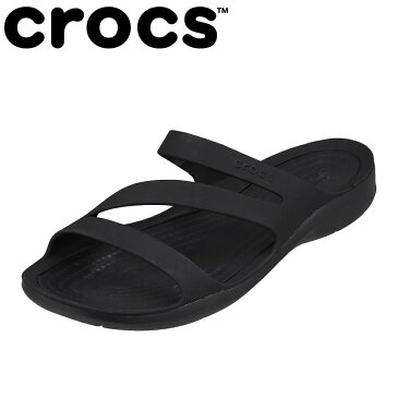 クロックス crocs 203998 レディース靴 靴 シューズ 3E相当 サンダル 軽量 軽い SWIFTWATER SANDAL 人気 ブランド ブラック×ブラック SP