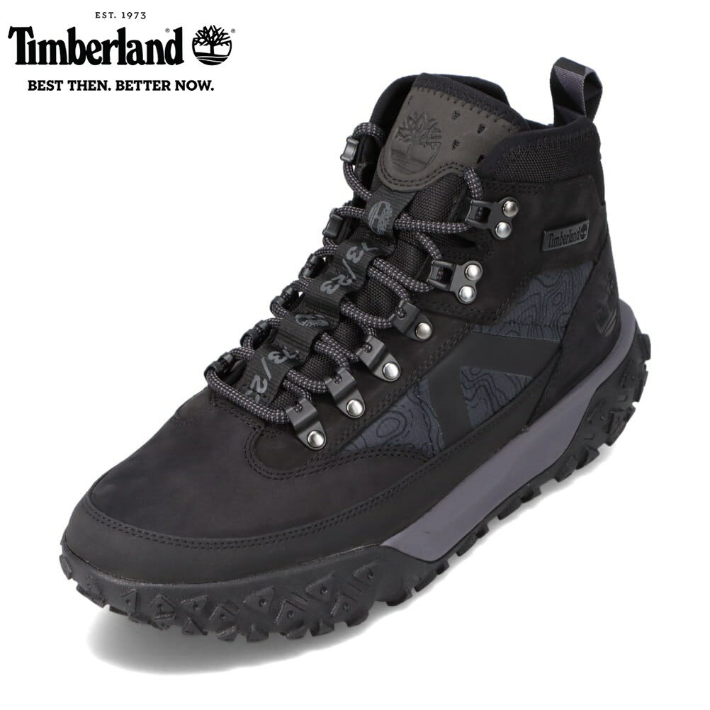 ティンバーランド Timberland TIMB A5XRG メンズ靴 靴 シューズ 2E相当 アウトドアシューズ 防水 ハイカットスニーカー 軽量 軽い 厚底 ボリュームソール 防水シューズ 人気 ブランド ブラック SP