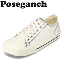 ポーズガンツ POSEGANCH PG-005 レディース靴 靴 シューズ 3E相当 スニーカー 厚底スニーカー ローカットスニーカー スクエアトゥ ボリュームソール 韓国ファッション クッション 人気 ブランド おしゃれ ホワイト SP