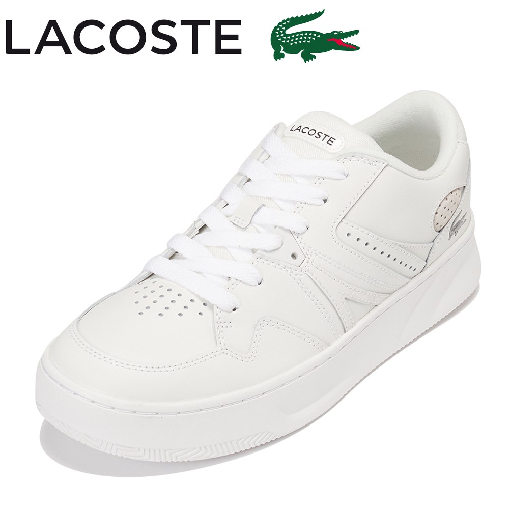 ラコステ スニーカー メンズ ラコステ LACOSTE 44SMA0115 メンズ靴 靴 シューズ 2E相当 スニーカー ローカットスニーカー ボリュームソール 厚底 レザー コートタイプ 人気 ブランド ホワイト×ホワイト SP