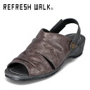 リフレッシュウォーク REFRESH WALK KK5160 レディース靴 靴 シューズ 3E相当 サンダル コンフォートサンダル ミュールサンダル ヒール ク...