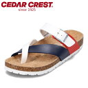 セダークレスト CEDAR CREST CC-1505 メンズ靴 靴 シューズ 2E相当 サンダル フットベットサンダル シンプル 定番 人気 ブランド トリコ...
