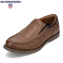 【20%OFFクーポン】マックレガー McGREGOR MC9101 メンズ靴 靴 シューズ 3E相当 カジュアルシューズ スリッポン アンティーク 防水 雨の...