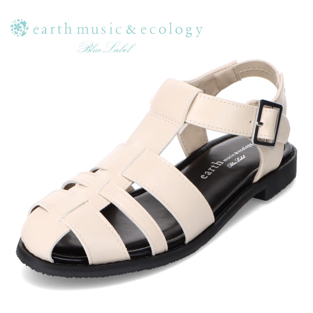 楽天SHOE・PLAZA（シュープラザ）アースミュージックアンドエコロジー earth music&ecology EM-771 レディース靴 靴 シューズ 3E相当 サンダル グルカサンダル シンプル トレンド 人気 ブランド アイボリー SP