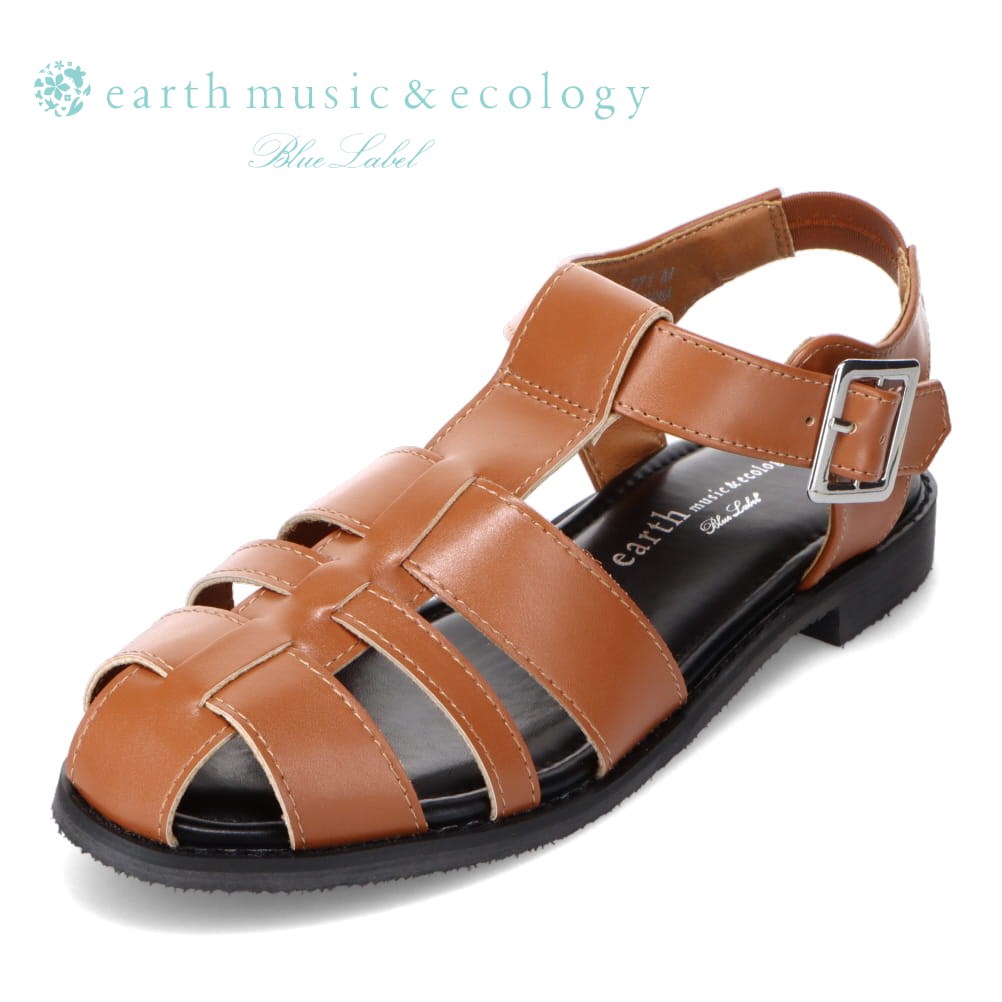 アースミュージックアンドエコロジー earth music&ecology EM-771 レディース靴 靴 シューズ 3E相当 サンダル グルカサンダル シンプル トレンド 人気 ブランド キャメル SP