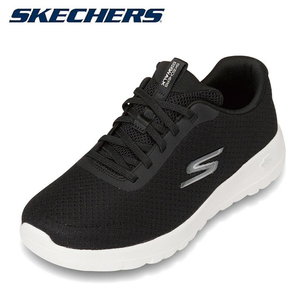 【全品P10倍！9日&10日20:00～4H限定】スケッチャーズ SKECHERS 124661W レディース靴 靴 シューズ 4E相当 スニーカー ローカットスニーカー GO WALK JOY クッション性 通気性 メッシュ素材 人気 ブランド ブラック