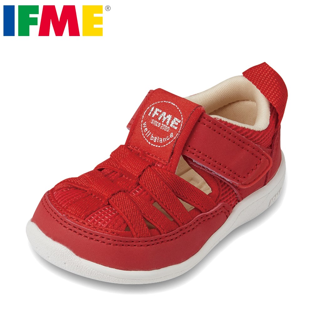 イフミー IFME 20-3313 キッズ靴 子供靴 靴 シューズ 3E相当 サンダル アクアシューズ 水陸両用 子供 女の子 速乾性 水抜きソール 人気 ブランド レッド SP