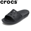 クロックス crocs 206121.W レディース靴 靴 シューズ 3E相当 サンダル シャワーサンダル スポーツサンダル 軽量 軽い クッション性 洗濯可 丸洗い スリッパ ルームシューズ 人気 ブランド ブラック SP