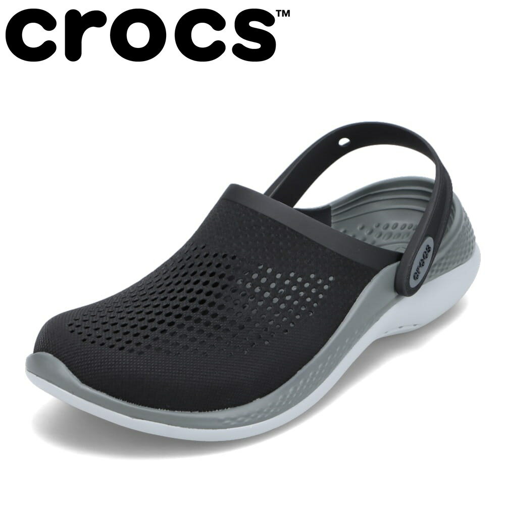 【全品P10倍！9日&10日20:00～4H限定】クロックス crocs 206708.W レディース靴 靴 シューズ クロッグ サンダル ルームシューズ ライトライド 360 クロッグ 軽量 軽い クッション性 メッシュ 通気性 人気 ブランド ブラック