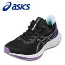 アシックス asics 1012B511.001L レディース靴 靴 シューズ E相当 スニーカー ランニングシューズ 柔らかい 弾力性 軽量 軽い 人気 ブランド ブラック×パープル SP