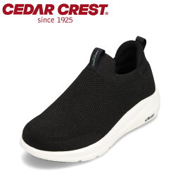 セダークレスト CEDAR CREST CC9456W レディース靴 靴 シューズ 2E相当 防水 スリッポン クッション性 高反発 耐滑 ローカットスニーカー 滑りにくい 雨の日 ブラック SP