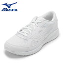 【25日まで毎日4H限定★P10倍】ミズノ MIZUNO K1GR234001 メンズ靴 靴 シューズ 4E相当 スニーカー ランニングシューズ サポート性 耐久性 柔らかい クッション性 4E 幅広 ホワイト×ホワイト SP