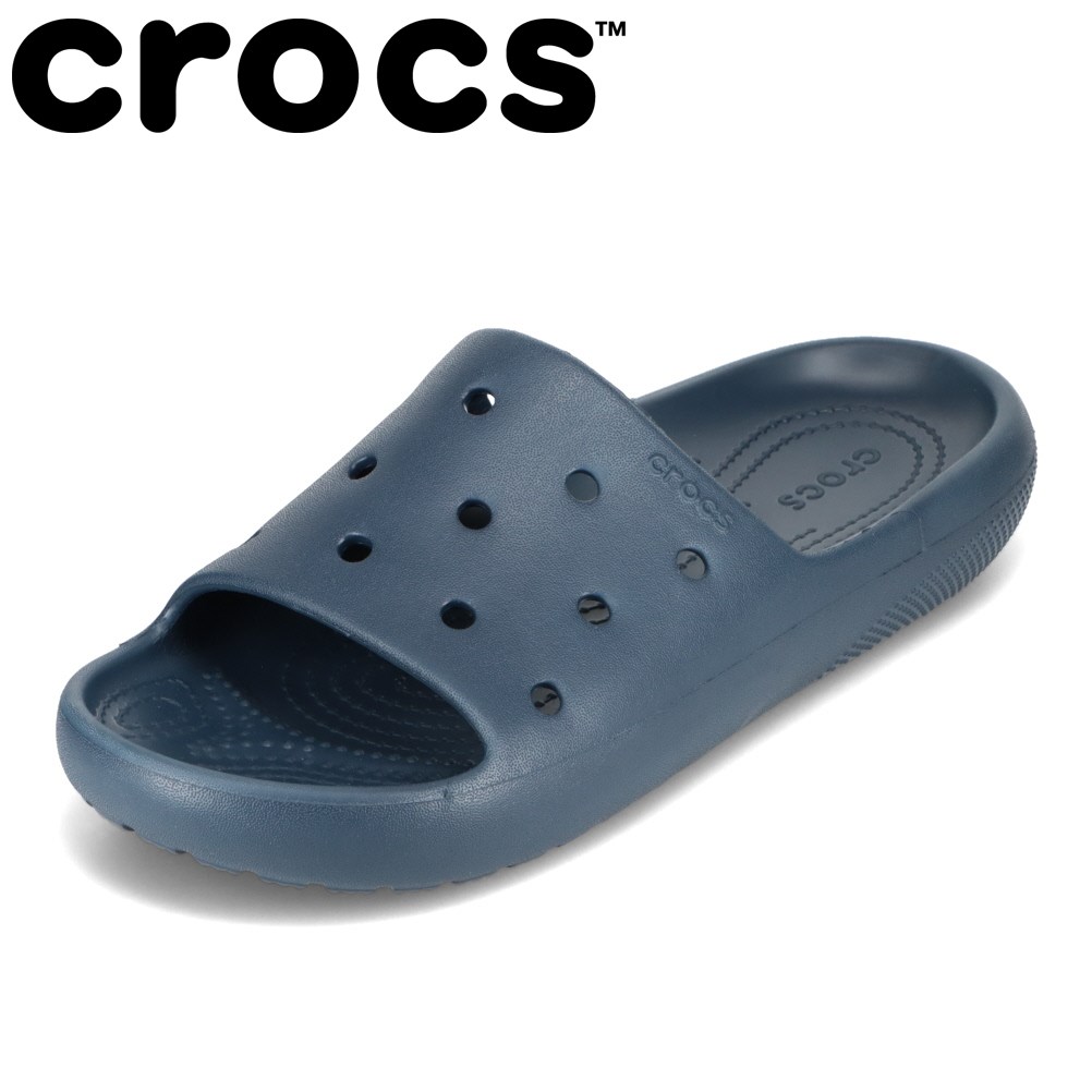 【全品P10倍！9日&10日20:00～4H限定】クロックス crocs 209401.M メンズ靴 靴 シューズ 3E相当 サンダル スリッパ 軽量 軽い クッション性 人気 ブランド ネイビー