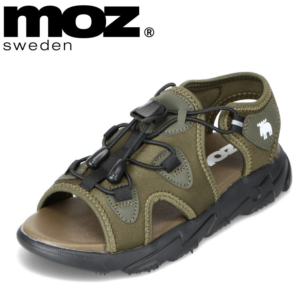 モズ スポーツサンダル メンズ モズ スウェーデン MOZ sweden MOZ-810 キッズ靴 子供靴 靴 シューズ 2E相当 サンダル スポーツサンダル スポサン 子供靴 男の子 女の子 キッズサンダル 履きやすい アウトドア レジャー キャンプ おしゃれ カーキ SP