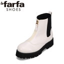 ラ・ファーファ lafarfa LF-572 レディース靴 靴 シューズ 4E相当 ブーツ 厚底ブーツ シンプル カジュアル アイボリー SP