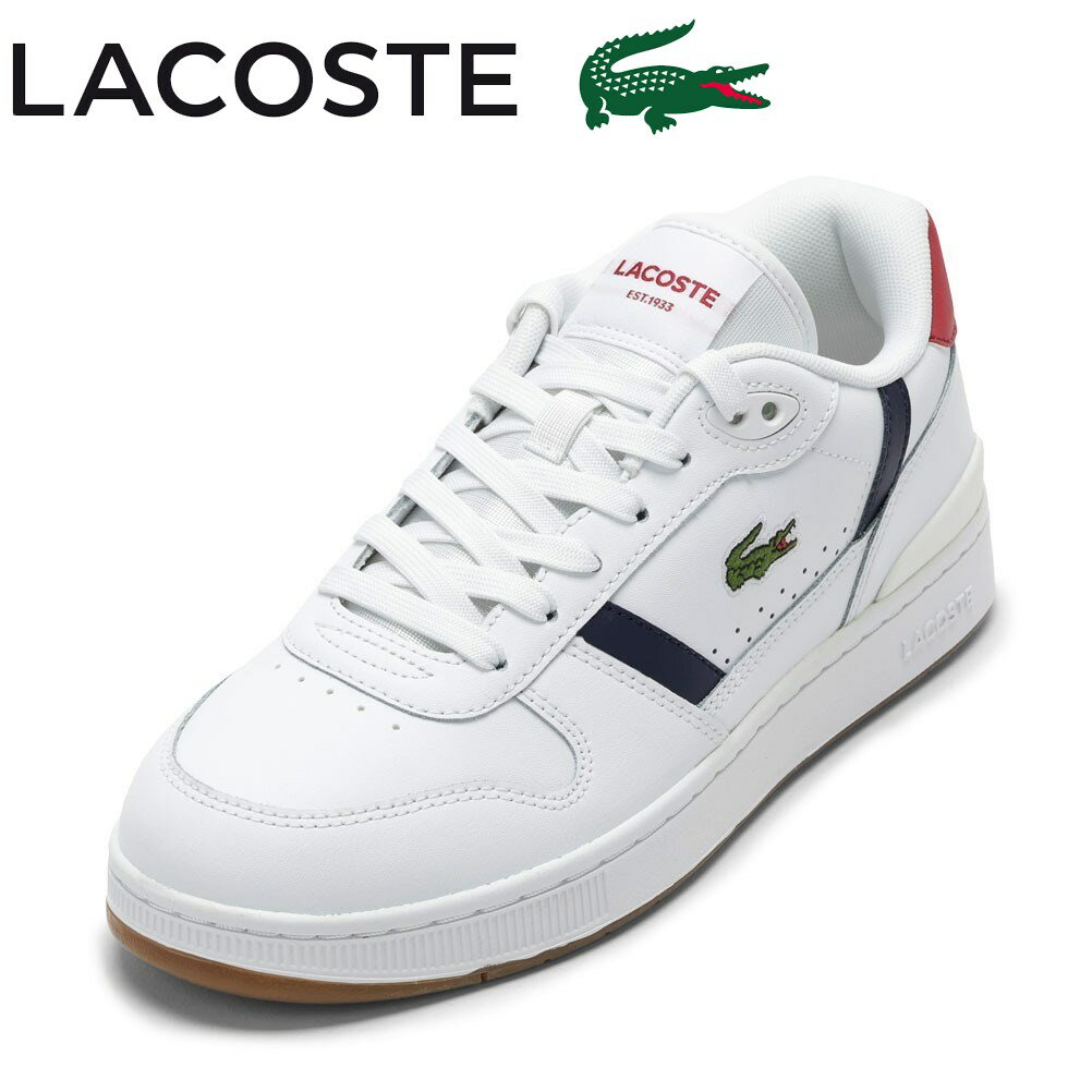 ラコステ LACOSTE 48SMA0094 メンズ靴 靴 シューズ スニーカー ローカット T-CLIP SET 224 8 SMA レースアップ コートスニ...