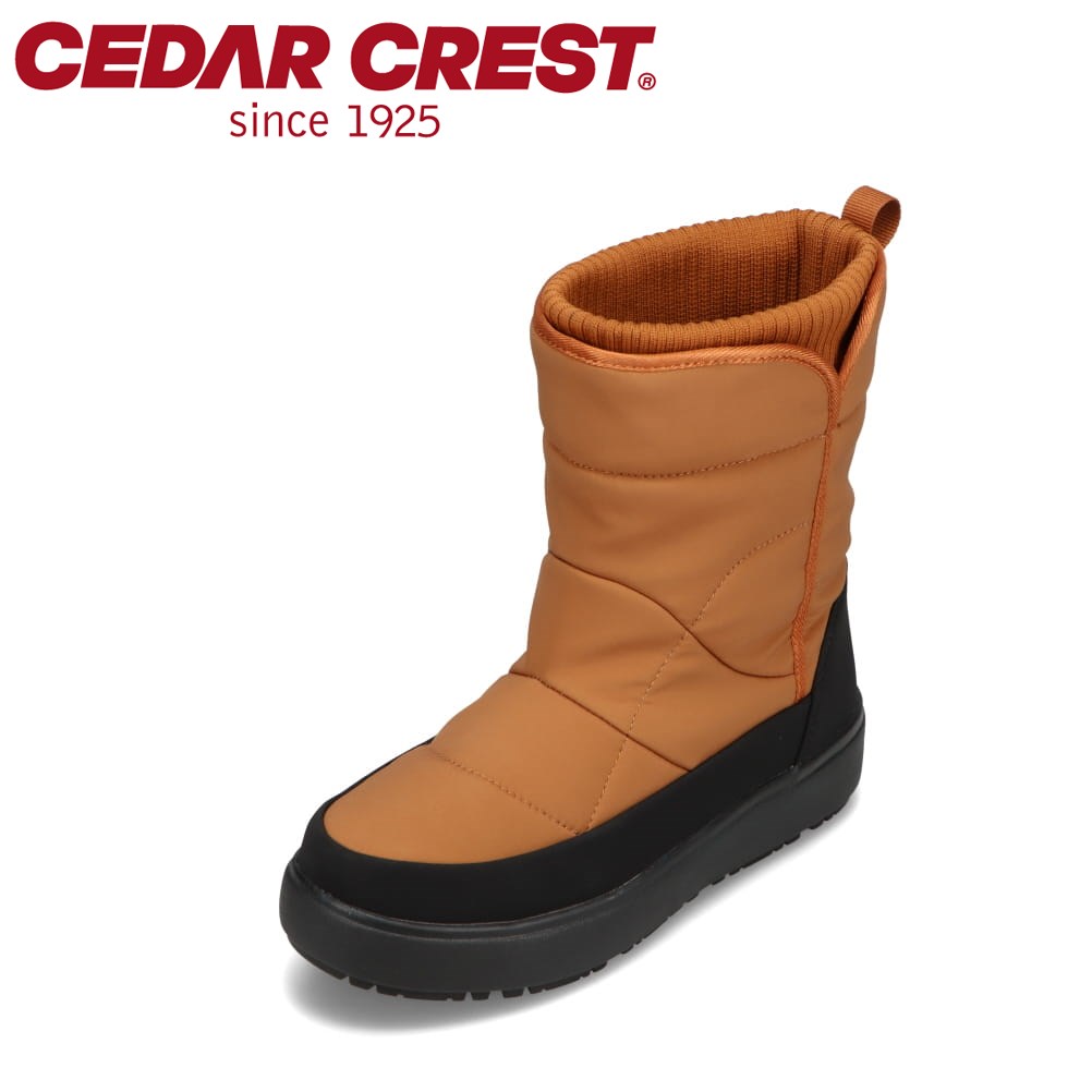 セダークレスト CEDAR CREST CC-9757W レディース靴 靴 シューズ 3E相当 ショートブーツ 滑りにくい 保温 暖かい 冬靴 ウィンターブーツ 厚底 雪 ブラウン SP