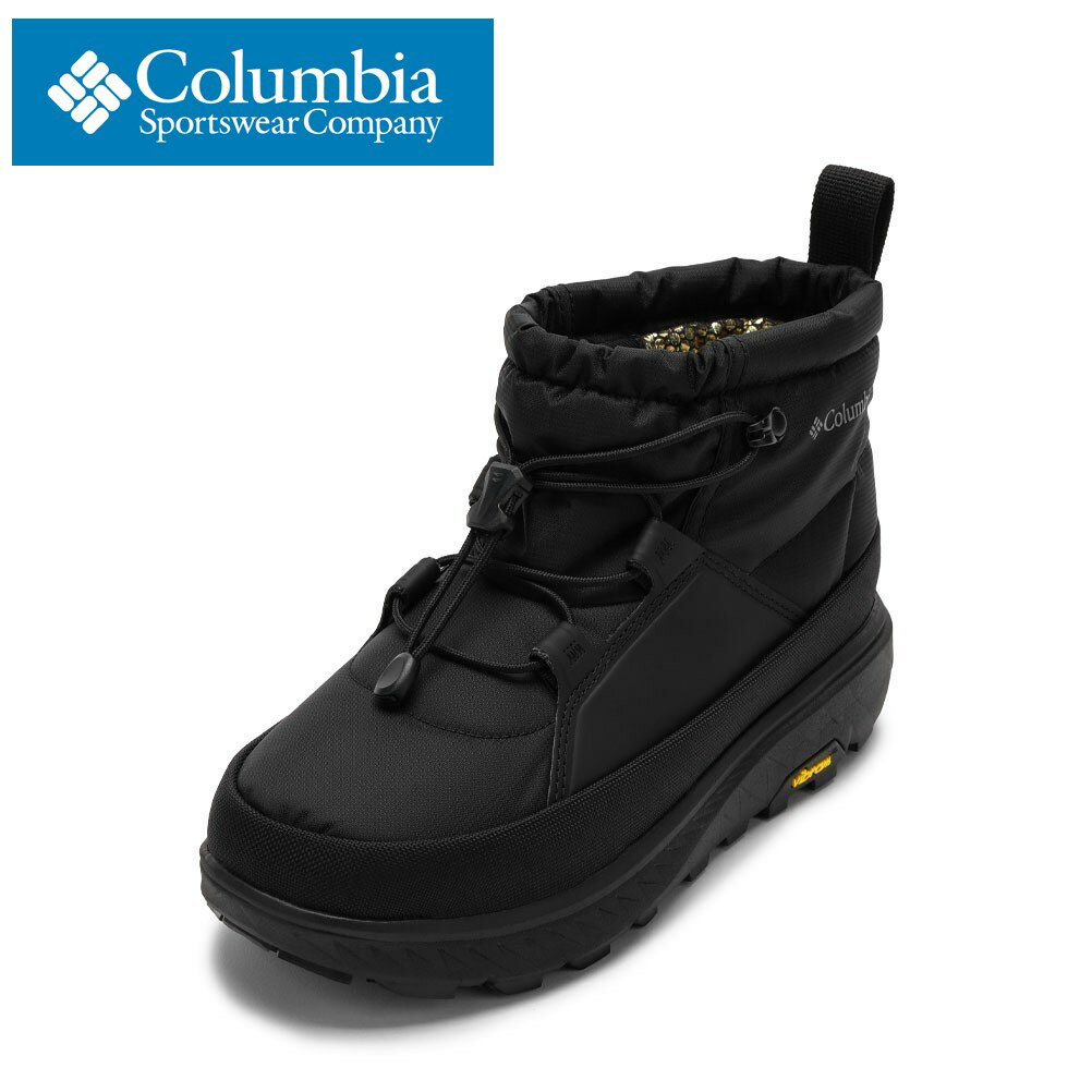 コロンビア Columbia YU7827W レディース靴 靴 シューズ ブーツ ショートブーツ 防水 ドローコード 着脱簡単 シンプル カジュアル ブラック SP