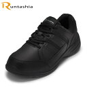 【10%OFFクーポン】ランタシア RUNTASHIA RT-7554M メンズ靴 靴 シューズ 2E相当 スニーカー ローカットスニーカー アウトドア レジャー レースアップ ブラック SP