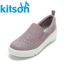 【6/1までエントリーでP20倍】エルエーキットソン LA kitson KS-1003 レディース靴 靴 シューズ 3E相当 カジュアル シューズ スニーカー スリッポン 軽量 ウェッジソール ローカットスニーカー シンプル ライラック SP