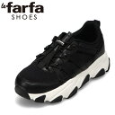 ラファーファ la farfa LF-905 レディース靴 靴 シューズ 4E相当 スニーカー 厚底 ボリュームソール ローカットスニーカー スタイリッシュ 人気 ブランド ブラック