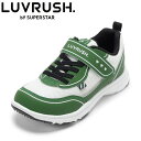 ラブラッシュ LUVRUSH LV 1231 キッズ靴 靴 シューズ 2E スニーカー キッズ 運動靴 通学 体育 軽量 子供靴 女の子 MOONSTAR Ag 抗菌 防臭 銀イオン ローカットスニーカー 耐久性 耐摩耗 グリーン SP
