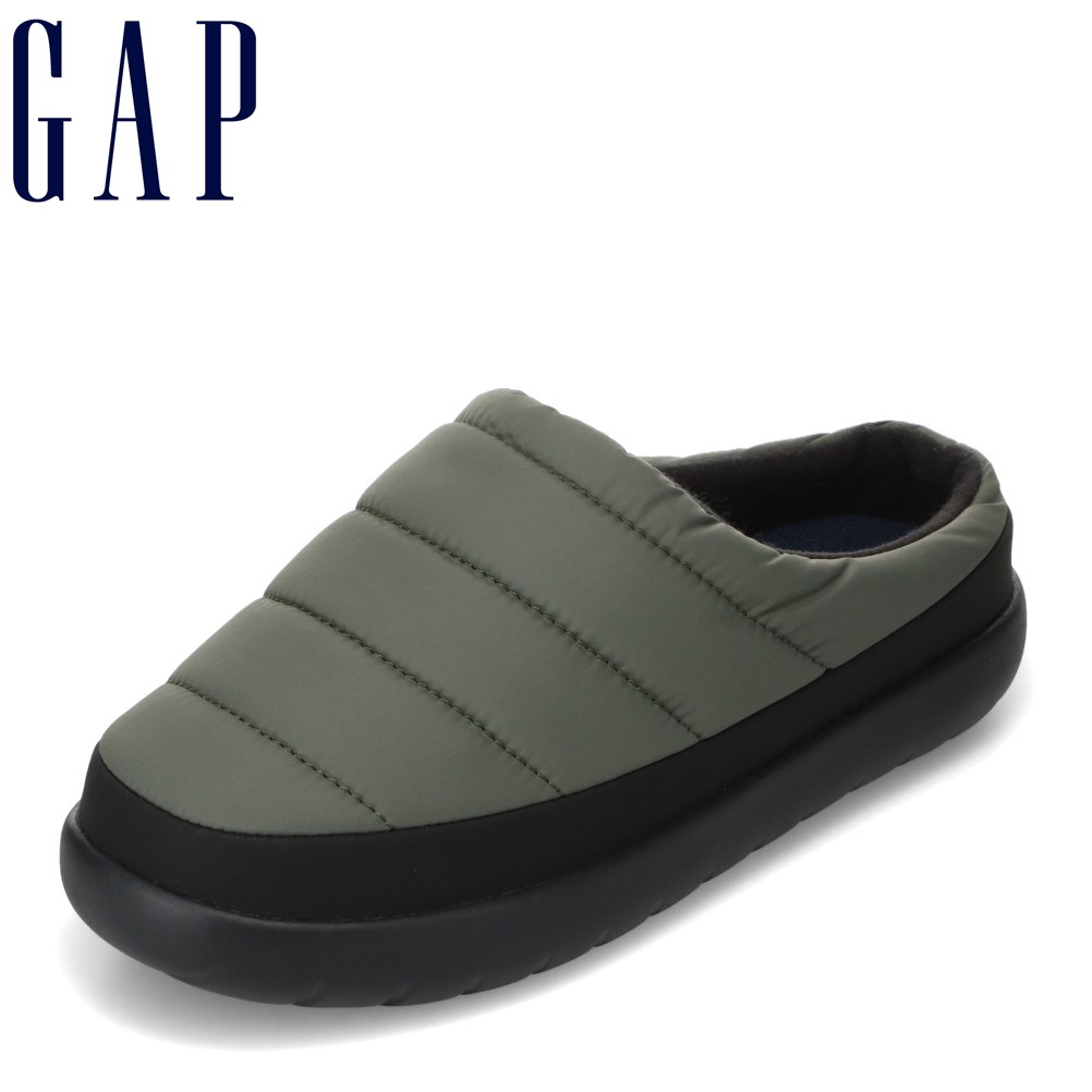ギャップ GAP GPU52552CW レディース靴 靴 シューズ 3E相当 クロッグ シューズ サンダル スリッパ ルームシューズ つっかけ 軽量 クッション性 柔らかい キルティング シンプル カーキ SP