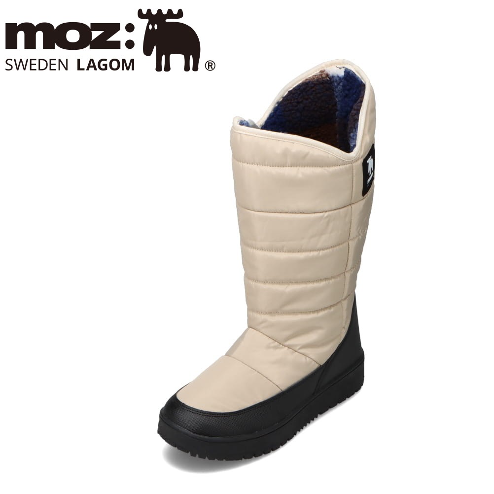 モズ スウェーデン MOZ sweden MOZ-7900 レディース靴 靴 シューズ 2E相当 ブーツ ダウン ロング キルティング 防水 防寒 防滑 滑りにくい 雪 雨 柔らかい ソフト 人気 ブランド 北欧 ベージュ SP