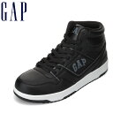 【全品P5倍!6日~9日まで】ギャップ GAP GPU22342CW レディース靴 靴 シューズ 2E スニーカー コート シューズ 防水 雨 晴雨兼用 ロゴ ハイカット ミッドカット スニーカー 人気 ブランド ブラック×グレー