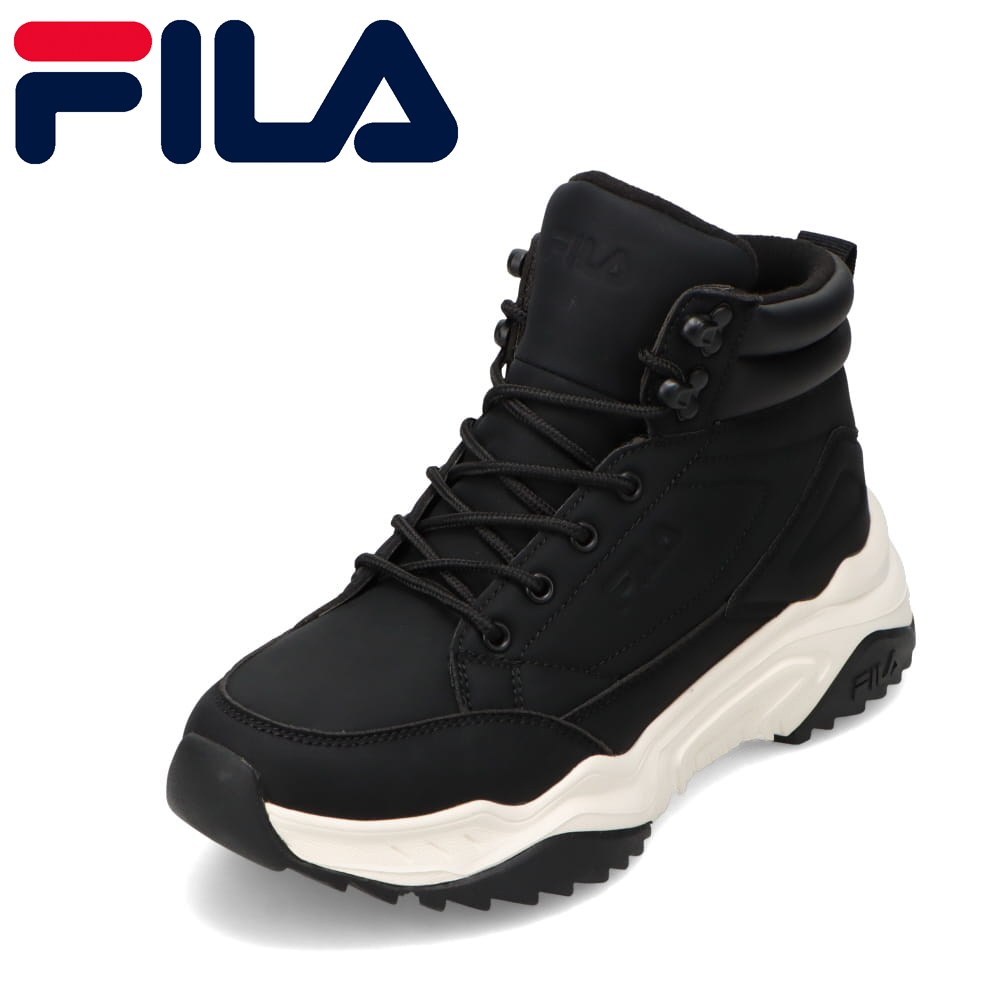 フィラ FILA FC-6249WBKWH レディース靴 靴 シューズ 3E相当 スニーカー 防水 軽量 厚底 アウトドア 雨 Pioniere2 ハイカット ミッドカット スニーカー 人気 ブランド ブラック×ホワイト SP
