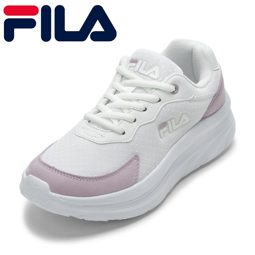 フィラ FILA FC-5244WHLV レディース靴 靴 シューズ 2E スニーカー 軽量 厚底 Gioia2 ボリュームソール シンプル ローカットスニーカー 人気 ブランド ホワイト SP