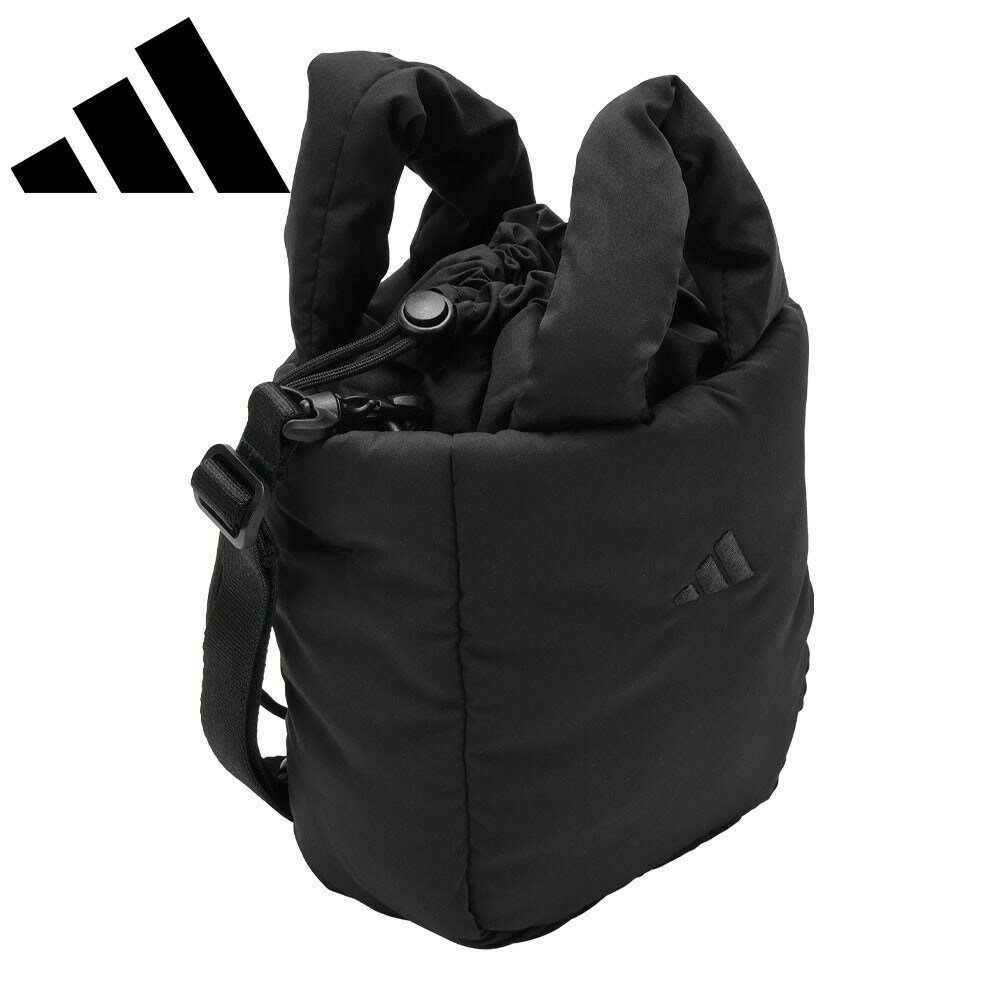 アディダス adidas JZ4422 メンズ レディース バッグ バッグ ショルダー ふっくら キルティング ナイロン MH PF スモールバッグ コンパクト スタイリッシュ 人気 ブランド ブラック SP