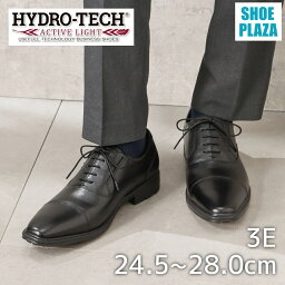 ハイドロテック・アクティブライト HYDRO-TECH ACTIVE LIGHT HD1400 メンズ靴 3E相当 ビジネスシューズ 軽量 本革 ストレートチップ 小さいサイズ対応 大きいサイズ対応 ブラック SP