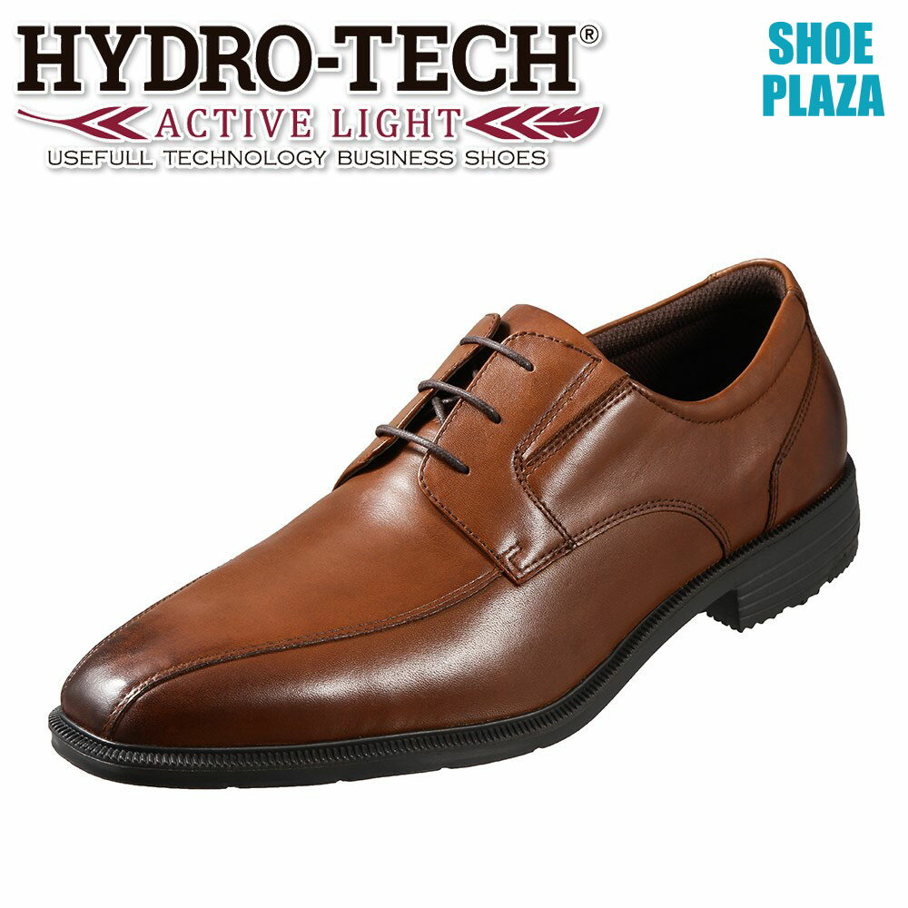 ハイドロテック・アクティブライト HYDRO-TECH ACTIVE LIGHT HD1401 メンズ靴 3E相当 ビジネスシューズ 軽量 本革 スワールモカ 小さいサイズ対応 大きいサイズ対応 ブラウン SP